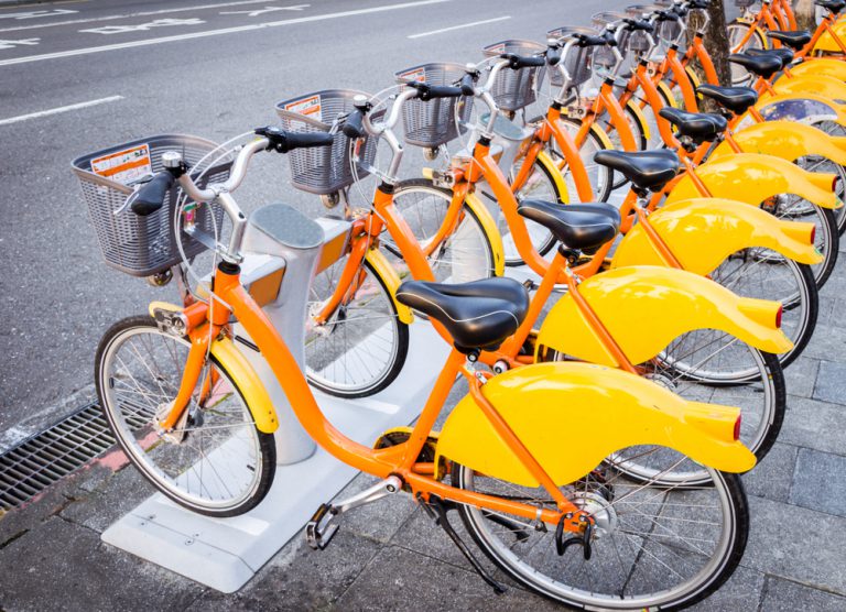 コンビニ 自転車 レンタル